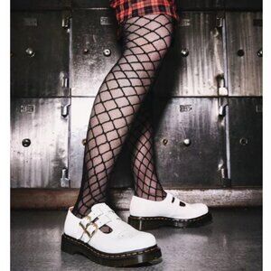 Dr. Martens White Leather Mary Jane Shoes 8065 Women's Size 8